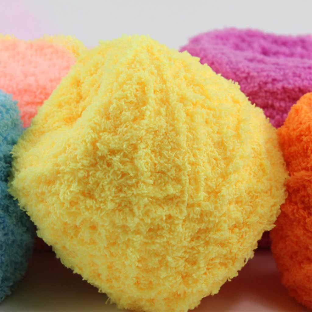 BKFYDLS Bulk Yarn Clearance Sale for Crocheting, Soft Coral Velvet