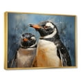 thumbnail image 2 of Designart "Dreamy Penguin Wonderland III" Penguin Floater Framed Wall Decor, 2 of 5