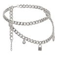 thumbnail image 2 of Mujeres Bikini Playa Arnés Aleación Joyería Collar cinturo Cadena K blanca, 2 of 7