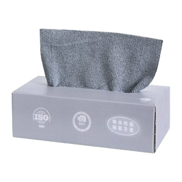 Microfiber Cleaning Cloth, A Box of Friendly Cleaning Cloths - Reusable Absorbent Cleaning Cloths