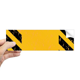 thumbnail image 1 of Logo negro y amarillo tiras auto en línea Rectángulo Parachoques Pegatina Cuaderno Ventana Calcomanía, 1 of 1
