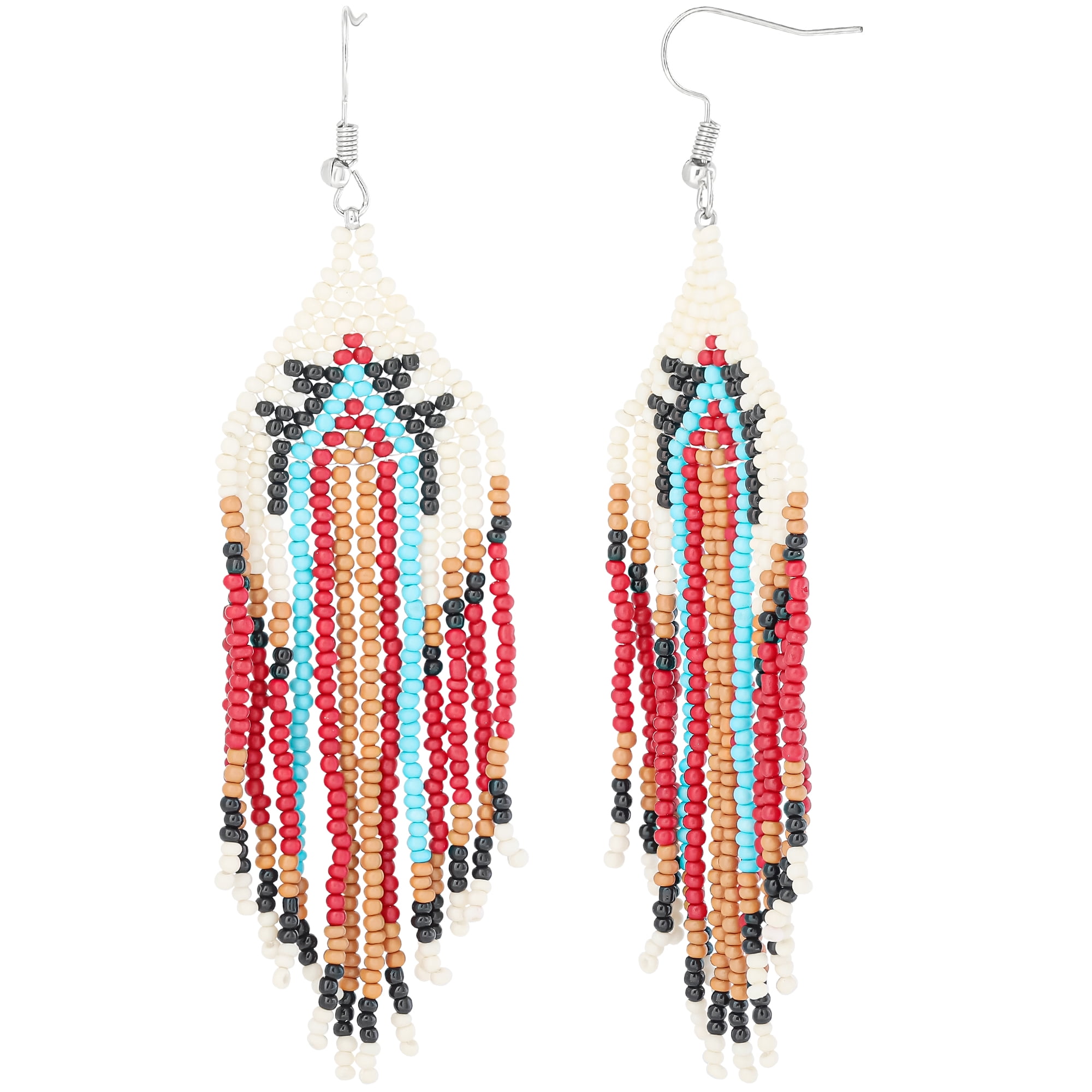 Jessica Simpson Women’s Beaded Drop Earrings