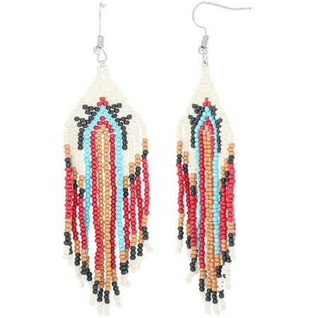 Jessica Simpson Women’s Beaded Drop Earrings