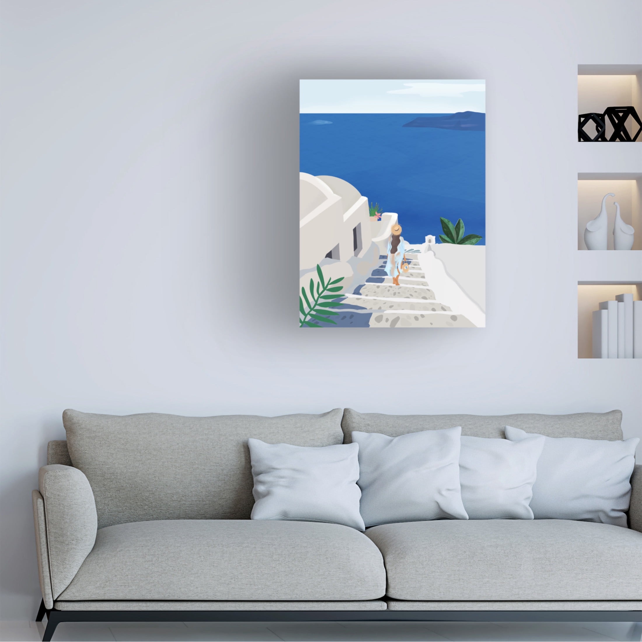 Trademark Fine Art Petra Lizde Into the Blue Canvas Wall Art