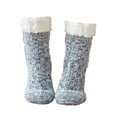thumbnail image 2 of Naierhg Thermal socks 1 Pair Women Socks Dot Plush Autumn Winter Sweet Lightweight Floor Socks for Living Room 2, 2 of 8