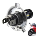 thumbnail image 1 of Faros antiniebla y faros delanteros para motocicleta de 3 garras 3030 12SMD, luz blanca brillante para una mejor visibilidad Faros delanteros LED H4 universales, 1 of 5