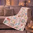 thumbnail image 6 of Whimsical Christmas Kitten Holiday Art, Festive Pet Portrait Pattern, Warm Flannel Blanket for Living Room and Bedroom, Cat Lovers Christmas Gift, Pet Lover Home Decor, 6 of 9