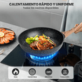 thumbnail image 3 of Bateria de Cocina Juego de Ollas y Sarten 10 Piezas Negro, 3 of 4