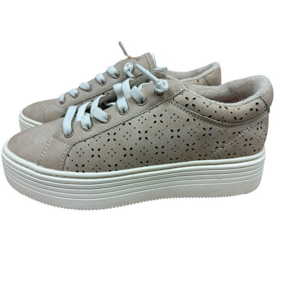 Roxy Women's Sheilahh 2.0 Platform Sneaker Light Brown Size 10