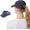 Blue, variant on Sun Visor Ponytail Baseball Cap for Women, 2 in 1 Multifunctional UV Protection Lightweight Folding Running Sports Cap, Adjustable Quick Dry Outdoor Sun Hat Ideal for Hiking Boating Fishing(Black)