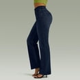 thumbnail image 4 of HKYNLAG Women Baggy Wide Leg Jeans High Waist Boyfriend Jeans Straight Leg Loose Trousers Y2k Streetwear Pants for Women Dark Blue XL, 4 of 6