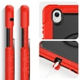 thumbnail image 6 of Case for Samsung Galaxy Tab S11 Ultra 2025 14.6 Inch with Screen Protector, 360 Degree Rotating Kickstand Hand Strap Heavy Duty Shockproof Cover with Shoulder Strap, Red, 6 of 7