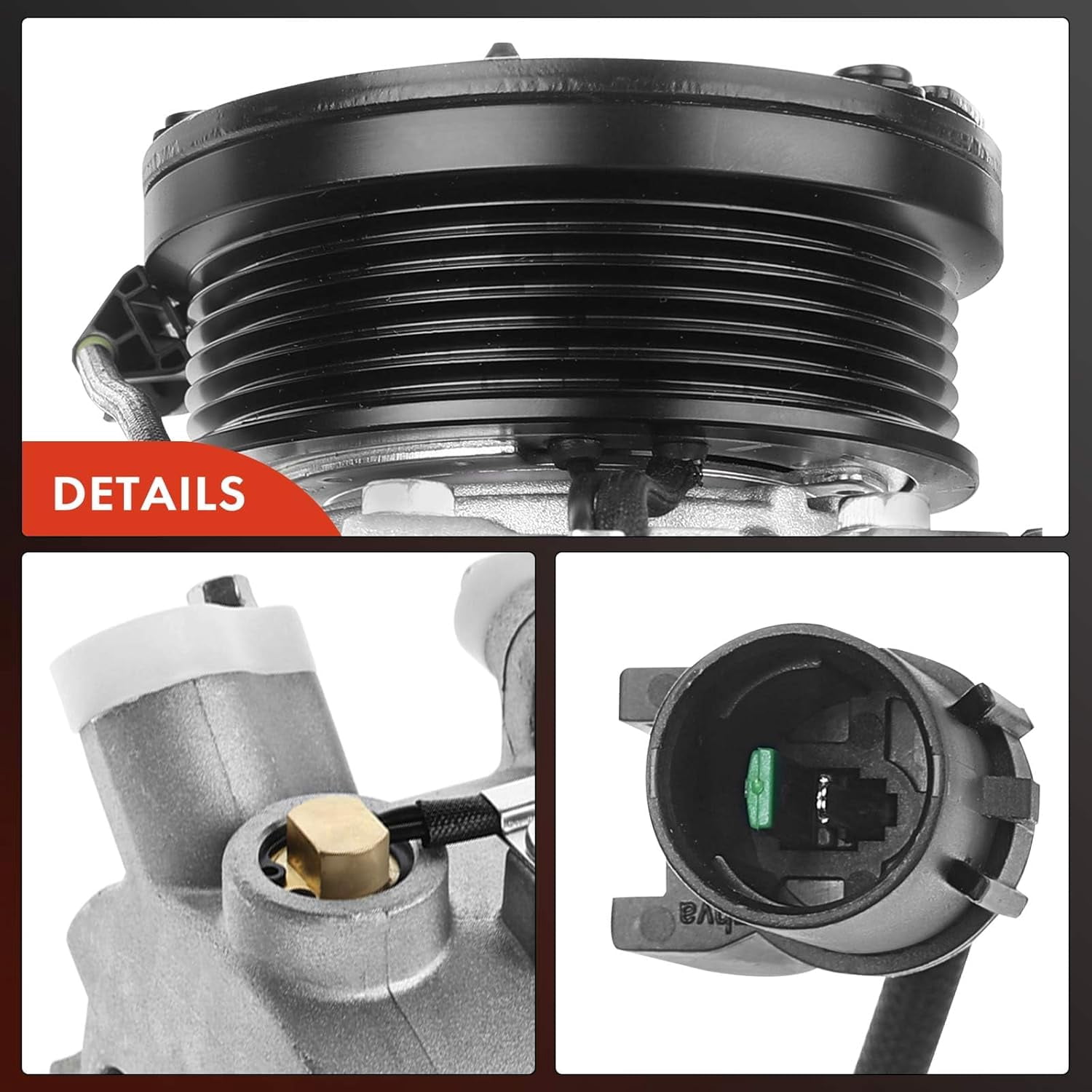 A-Premium AC Compressor with Clutch Compatible with Mitsubishi Lancer 2008-2009 Outlander 2007-2008
