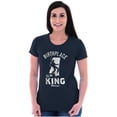 thumbnail image 4 of Birthplace Of The King Mississippi Womens Slim Fit Graphic Tee Brisco Brands X, 4 of 5