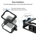 thumbnail image 1 of AMERTEER Aluminium Protective Frame Removable Buckle Socket Accessory for GoPro Max Directly Chargeable Side Cover, 1 of 7