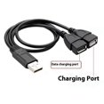 thumbnail image 4 of USB Splitter Cable USB2.0 Male to 2 Port Female Multiple USB Port Extender Cable for Data Transfer Power Charging Multicolor, 4 of 4