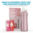 thumbnail image 2 of Cirkul Limited Edition 32oz Rose Gold Stainless Steel Water Bottle Starter Kit with Rose Gold Lid and 2 Flavour Cartridges (GoSip Passion Fruit Dragon Fruit & LifeSip Strawberry), 2 of 7