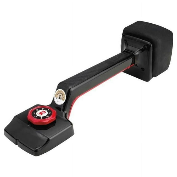 Roberts 10-422BK 17.5-21.5 in. Deluxe High Profile Carpet Knee Kicker with Extra Thick Bumper, Black