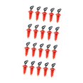 thumbnail image 4 of 20 tornillos para señuelos de pesca, tornillos de sujeción, tornillos de conexión, anzuelos de manivela para agua dulce Rojo, 4 of 9