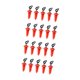 thumbnail image 4 of Tornillos de señuelo de 20x de 20x Reemplazo de gancos de conexión de conexión giros tornillos de tornillo de tornillo de Swivels Tackle de Rojo, 4 of 8
