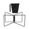 thumbnail image 2 of jinwen Support Pliant Robuste pour Barbecue, Maison, Randonnée, Noir, 2 of 9
