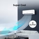 thumbnail image 2 of Hisense Aire Acondicionado MiniSplit ACR121KG, Capacidad De Enfriamiento 12000 Btu, 1 Toneladas, 115v, Modo Inteligente, Temporizador, 3 Velocidades De Ventilación, Función Sleep, Deshumidificación, 2 of 5