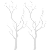 SWETRACE Artificial Branches Twigs White 2Pcs Home Decor 12.6X6.3X0.6In