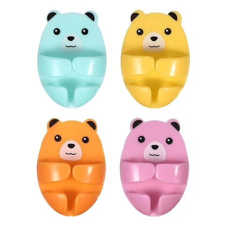 Ruanlalo Socket Hanger Cartoon Bear Design Socket Holder Self-Adhesive No-Punch Wall Socket Holders Cable Management Organizer Ruanlalo Socket Hanger Cartoon Bear Design Socket Holder Self-Adhesive No-Punch Wall Socket Holders Cable Management Organizer