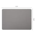thumbnail image 6 of Unique Bargains 4pcs Faux Leather Washable Placemats Gray/Orange 17.7"x11.8", 6 of 6