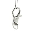 thumbnail image 3 of Uxcell 37mm Length Zinc Alloy Swivel Clasps Lanyard Snap Hook Silver,20 Pack, 3 of 6