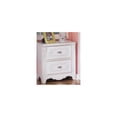 thumbnail image 2 of Signature Design by Ashley Exquisite Children's Glam 2 Drawer Nightstand, White, 2 of 9