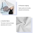 thumbnail image 3 of Coolnut 3 PCS Towel Beautiful Paris Eiffel Tower Stylish Girl Pink Roses Bouquet Cotton Bath Towel Set (1 Bath Towel, 1 Hand Towel, 1 Washcloth) for Bathroom, Super Soft and Quick Dry Towels, 3 of 6