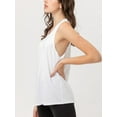 thumbnail image 2 of FashionMille Women Crew Neck Sleeveless Activewear Super Soft Jersey Tank Top, 2 of 4