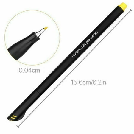 Colouring Art Pens 12 24 Colors Writing Drawing Pen Art Marker Tip Drawing Fine Line 10mm Water Based Ink Manga Sketch Diy Pens For Kids Drawing Sketching Adult Colouring Note Taking Walmart Canada