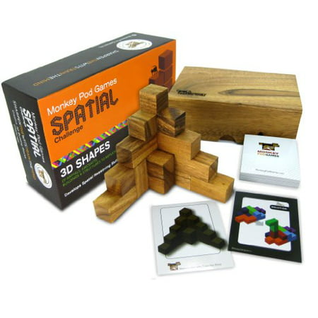 Monkey Pod Games Spatial Challenge - One of the Best Soma Cube Sets Ever