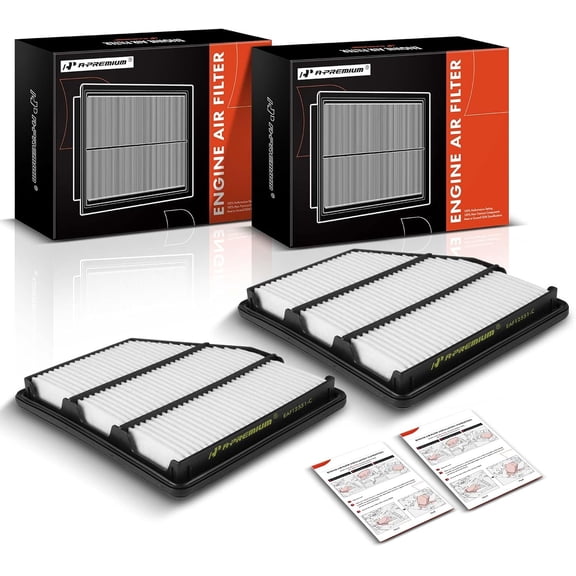 A-Premium Front 2-PC Engine Air Filter Compatible with Nissan Altima 2019 2020 2021 2022 2023 2.5L, Replace# 16546-6CA0A