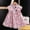 Pink, variant on Juslio Dresses for Girls Toddler Kids Flower Clothes Sleeveless Print summer Yellow Girl Dress