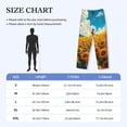 thumbnail image 3 of KLL Mens Pajama Pants for Men,Mens Lounge Pants,Funny Gifts for Men,Men's Pajama Bottoms-Clear Sky Sunflower, 3 of 5
