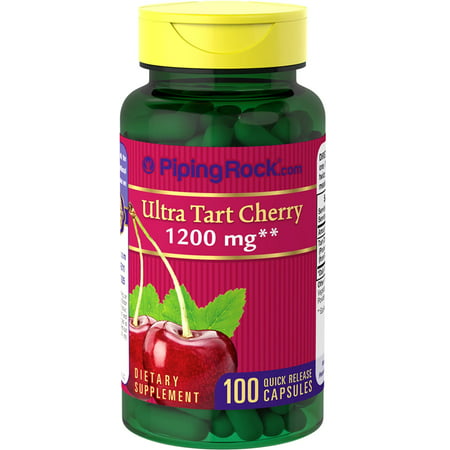UPC 840994110886 product image for Piping Rock Ultra Tart Cherry 1200 mg 100 Quick Release Capsules Dietary Supplem | upcitemdb.com