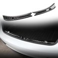 thumbnail image 4 of licencia de umbral de protección de maletero trasero de material acero inoxidable interior de 2 piezas para accesorios exteriores Tesla modelo 3 - Negro Yotijar Protectores de maletero trasero, 4 of 10