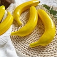 thumbnail image 4 of 6Pieces Realistic Artificial Bananas Artificial Fruit Model Foam Texture, 4 of 8
