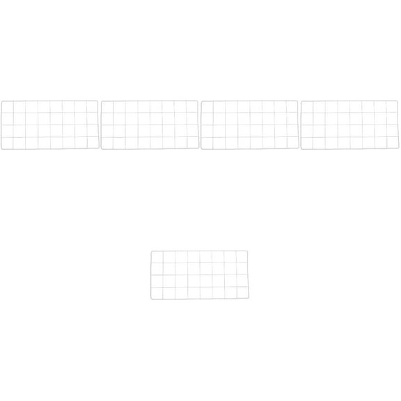 FRCOLOR 5pcs Wire Wall Grid Panel Diy Photos And Pictures Display Grid Wall Panel Home Decoration