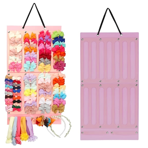 LAMIRO Hair Bow Holder Organizer for Girls,Headband,Hair Tie,Clip,Bow Organizers,Hair Accessories Storage Display,Decoration for Room of Girls