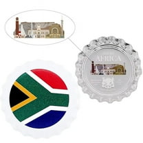 2021 Chad 6 Gram World Landmarks - South Africa Bottle Cap Proof Silver Coin .999 Fine (in Cap)