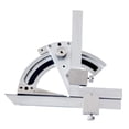 thumbnail image 4 of LOLIPPYY Precision Goniometer Silver Angle Measuring Ruler with Roller Knob for Woodworking Measuring Tool, 4 of 8