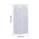 thumbnail image 2 of Billuyoard Cortina con flecos, papel de aluminio decorativo y brillante, hecho para decoración de graduación y boda, seguro Kits de decoración para fiestas Plata 3*1m, 2 of 6