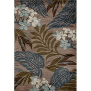 5 x 8 ft. Palm Coast Collection Tranquil Woven Area Rug, Beige