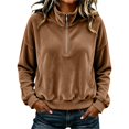thumbnail image 5 of Womens Solid Color Baggy Wide Leg Sweatpants High Waisted Workout Joggers Elastic Waist Loose Athletic Trousers Casual Pants with Pockets XXL, 5 of 7