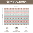 thumbnail image 3 of Placemat, Pioneer Flower Floral Print Pattern Place Mats Table Mat Set Of 2, PVC Washable Placemats for Party Kitchen Dining Decoration, 18x12 Inch, Fade Resistant, 3 of 6
