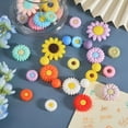 thumbnail image 6 of 28Styles Sunflower Silicone Beads Daisy Shape Silicone Beads Silicone Focal Beads, 6 of 8